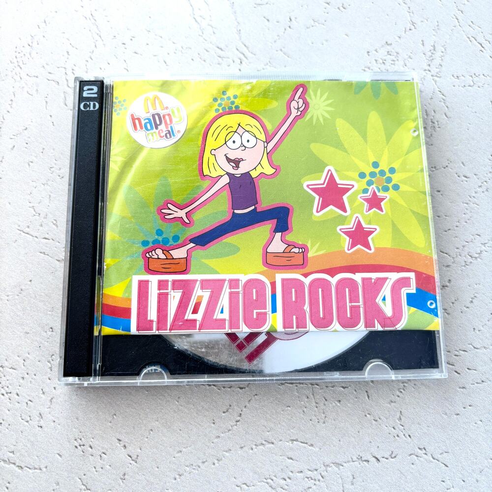 Lizzie Rocks Vintage Happy Meal Games - 2 CD-Roms